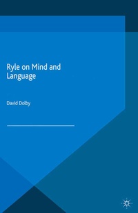 Enlarge image Cover: Ryle on Mind and Language - Palgrave Macmillan