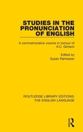 Cover: Studies in the Pronunciation of English - Routledge