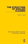 Cover: The Structure of English Clauses - Routledge