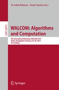 Bild: WALCOM: Algorithms and Computation - Springer