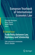 Cover: Trade Policy between Law, Diplomacy and Scholarship - Springer