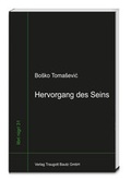 Cover: Hervorgang des Seins - Traugott Bautz