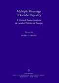 Cover: Multiple Meanings of Gender Equality - Central European University Press