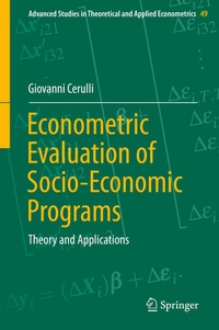 Enlarge image Cover: Econometric Evaluation of Socio-Economic Programs - Springer