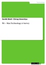 Cover: Wi - Max Technology. A Survey - GRIN Verlag
