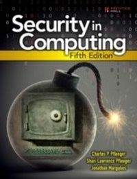 Enlarge image Cover: Security in Computing - Pearson