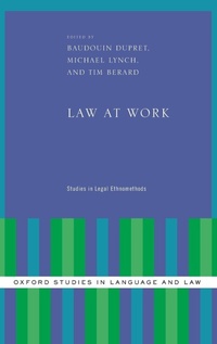 Enlarge image Cover: Law at Work - Oxford University Press Inc