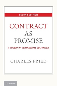 Enlarge image Cover: Contract as Promise - Oxford University Press Inc