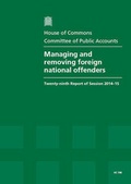 Cover: Managing and removing foreign national offenders - TSO