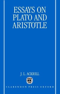 Enlarge image Cover: Essays on Plato and Aristotle - OUP eBook