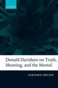 Abbildung von: Donald Davidson on Truth, Meaning, and the Mental - OUP Oxford