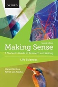 Cover: Making Sense in the Life Sciences - Oxford University Press, Canada