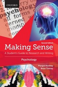 Enlarge image Cover: Making Sense in Psychology - Oxford University Press, Canada