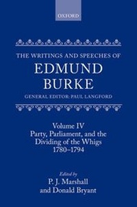 Abbildung von: The Writings and Speeches of Edmund Burke - Oxford University Press