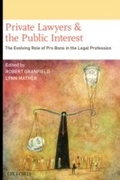 Bild: Private Lawyers and the Public Interest - OUP eBook