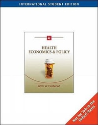 Abbildung von: Health Economics and Policy - South-Western