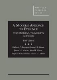 Enlarge image Cover: A Modern Approach to Evidence - West Academic Press
