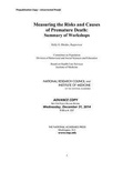 Cover: Measuring the Risks and Causes of Premature Death - National Academies Press