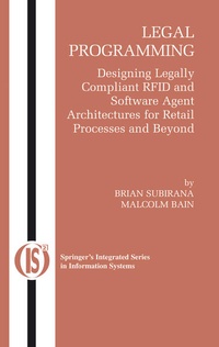 Enlarge image Cover: Legal Programming - Springer