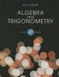 Abbildung von: Algebra and Trigonometry - Ingram