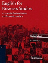 Abbildung von: English for Business Studies Student's book - Cambridge University Press