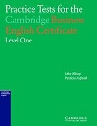 Abbildung von: Practice Tests for the Cambridge Business English Certificate Level 1 - Cambridge University Press