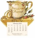 Cover: Teacup Magnet Calendar 2005 Sandy Lynam Clough - Harvest House Publishers