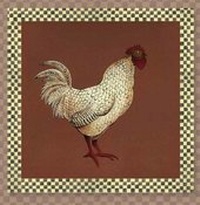 Enlarge image Cover: Checked Rooster Magnet Calendar - Harvest House Publishers