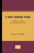 Cover: A Very Serious Thing - University of Minnesota Press