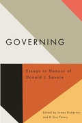 Cover: Governing - De Gruyter
