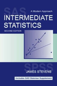 Abbildung von: Intermediate Statistics - Lawrence Erlbaum Associates Inc