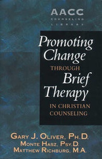 Enlarge image Cover: Promoting Change through Brief Therapy in Christian Counseling - Tyndale House Publishers