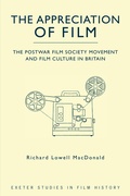 Cover: The Appreciation of Film - University of Exeter Press