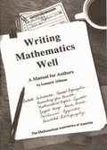 Cover: Writing Mathematics Well - Oxford University Press