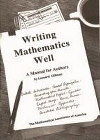Enlarge image Cover: Writing Mathematics Well - Oxford University Press