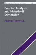 Cover: Fourier Analysis and Hausdorff Dimension - Cambridge University Press