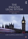 Cover: The English Legal System 2015-2016 - Routledge