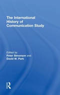 Cover: The International History of Communication Study - Routledge