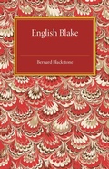 Cover: English Blake - Cambridge University Press