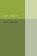 Cover: Order and Life - Cambridge University Press