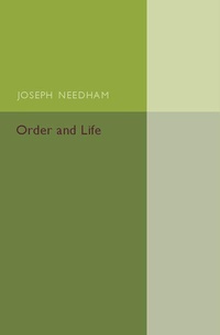 Enlarge image Cover: Order and Life - Cambridge University Press