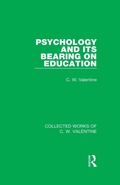 Cover: Psychology and its Bearing on Education - Routledge