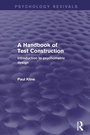 Cover: A Handbook of Test Construction - Routledge