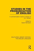 Cover: Studies in the Pronunciation of English - Routledge