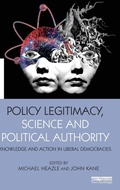 Cover: Policy Legitimacy, Science and Political Authority - Routledge