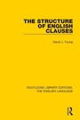 Cover: The Structure of English Clauses - Routledge