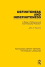 Cover: Definiteness and Indefiniteness - Routledge