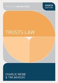 Cover: Trusts Law - Palgrave Macmillan