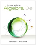 Cover: Intermediate Algebra - Brooks/Cole