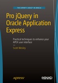 Cover: Pro jQuery in Oracle Application Express - APress